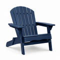Sedia Adirondack in legno blu
